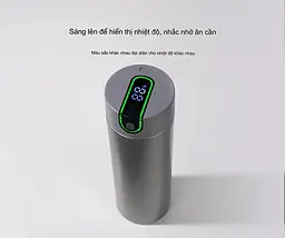 Розумний термос Qujia Pure Titanium Smart Thermos Cup 450ml Grey - мініатюра 3