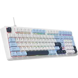 Клавіатура Ajazz AK980 MAX Magnetic Switch White/Blue (AK980-MAX-M-BWDB) [156881] - мініатюра 3