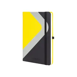 Книга записна Optima Combi-1 А5, тверда обкладинка, гумка, лінія (O20125-01)