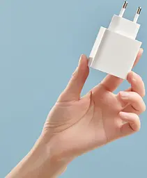 Блок живлення Xiaomi Mi 33 W Wall Charger 2 виходи (Type-A+Type-C) швидкий зарядний адаптер - мініатюра 8
