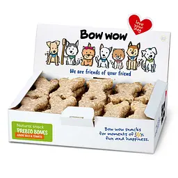Ласощі для собак Bow wow натуральні кісточки з печінки птиці та виноградних кісточок (30 шт/уп) box