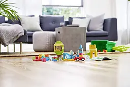 Конструктор LEGO DUPLO® Велика коробка з кубиками 85 деталей (10914) - мініатюра 9
