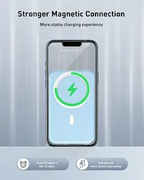 Магнітний павербанк 10000 mAh MagSafe / Power Bank Type-C / Повербанк магнітний бездротовий 22, 5 W - мініатюра 4