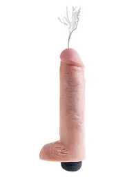 Фалоімітатор з еякуляцією King Cock Squirting Cock 25.4 см тілесний - мініатюра 7