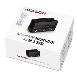 Радіатор з пасивним охолодженням для накопичувачів AXAGON CLR-M2XL heatsink for M.2 SSD - мініатюра 6