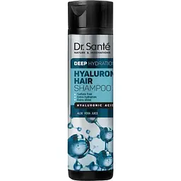 Шампунь для волосся Dr. Sante Hyaluron Hair Deep hydration Глибоке зволоження 250 мл
