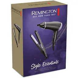 Фен та випрямляч Remington Style Essentials 2000 Вт фіолетово-чорний (D3016GP) - мініатюра 2