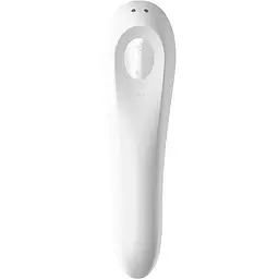 Смарт-вібратор та вакуумний стимулятор 2в1 Satisfyer Dual Pleasure White - мініатюра 3