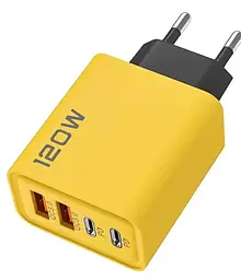 Зарядний пристрій 120W (2×USB + 2×Type-C, PD)  - мініатюра 2