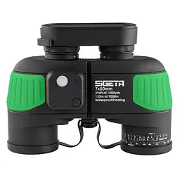 Бінокль SIGETA Admiral 7x50 Green floating/compass/reticle морський - мініатюра 3
