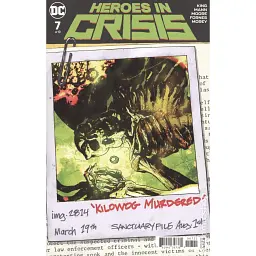 Heroes in Crisis (2018 DC) #7B - Том Кінґ
