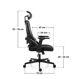 Крісло Huzaro Combat 2.7 Black - мініатюра 10