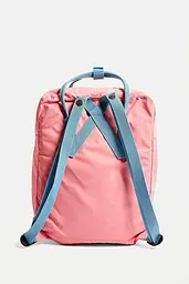 Міський рюкзак Fjallraven Kanken 16 л Classic Рожевий із блакитними ручками - мініатюра 4