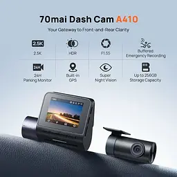 Відеореєстратор Xiaomi 70mai Dash Cam A410 + RC21 камера - комплект - мініатюра 7