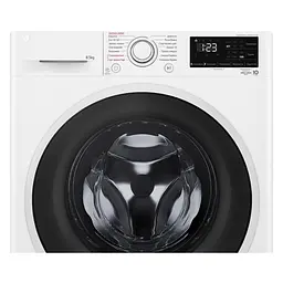 Пральна машина LG фронтальна, 8,5 кг, 1200, A+++, 48см, дисплей, пара, інвертор, білий (F2V3GS7WW) - мініатюра 10