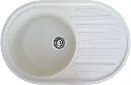 Кухонна мийка Romzha Elegancia 77 Biela RO49579, Білий