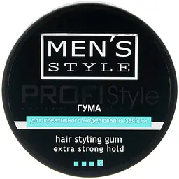 Гума для моделювання зачіски ProfiStyle Men's Style Hair Styling Gum Extra Strong Hold 80 мл - мініатюра 2