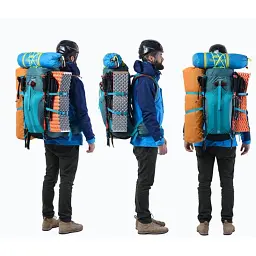 Рюкзак туристичний Naturehike NH16Y020-Q 55 л чорний (6927595787915) - мініатюра 4