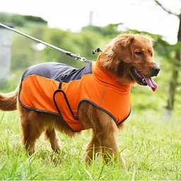 Світловідбивне тепле пальто для собак Derby DJ64 Orange M