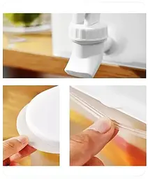 Функціональний диспенсер Semi Dispenser 2л з дозатором, White для води лимонаду та соку - мініатюра 9