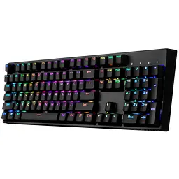 Клавіатура ігрова 1stPlayer MK-8 Gateron Titan Yellow Switch з підсвіткою black (448930) - мініатюра 4