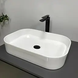 Умивальник VBI Vestone 55 white накладний VBI-017001, Білий - мініатюра 1