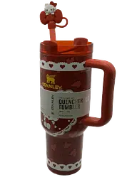 Термос термочашка Stanley Quencher H2.0 Tumbler Світиться у темряві 1,18 л Hello Kitty Love Edition KT7001977 - мініатюра 8