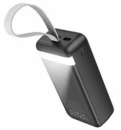 Універсальна мобільна батарея Borofone BJ14B 30000 mAh (Black) - мініатюра 4