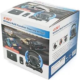 Кермо перегоновий ігровий вібраційний із педалями Voltronic R4/1FA для PC/PS2/PS3/Android - мініатюра 5