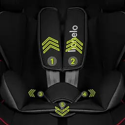 Автокрісло Lionelo Nico 9-36 кг Black Red - мініатюра 10