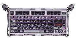 Клавіатура GravaStar Mercury V75 Pro 80keys Gateron Jade Gaming 8K USB-A RGB Iron Purple (GSV75PRO_PL)