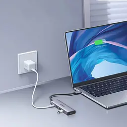Док-станція USB3.0 Type-C --> HDMI 4K30Hz/3xUSB-А 3.0/Type-C/PD 100W 5-in-1 CM511 Ugreen - мініатюра 6