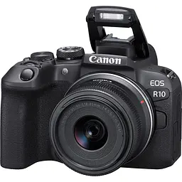 Бездзеркальний фотоапарат Canon EOS R10 Kit RF-S 18-45mm f4.5-6.3 IS STM (5331C047) [87257] - мініатюра 4