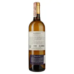ВиноDourthe №1 Bordeaux Blanc, біле, сухе, 12%, 0,75 л - мініатюра 2
