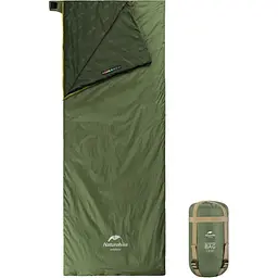 Спальний мішок Naturehike LW180 Mini NH21MSD04 XL Right Dark Green [697564188437] [146671]
