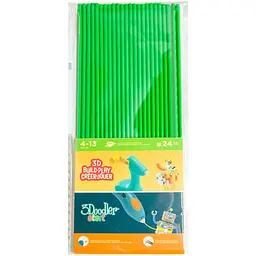 Набір стрижнів для 3D-ручки 3Doodler Start 3DS-ECO07-GREEN-24 24 шт. Зелений