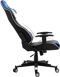 Геймерське крісло GT Racer чорне з синім та білим (X-5813 Black/Blue/White) - мініатюра 4