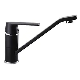 Змішувач для кухні Globus Lux Laguna GLA-0203Q-10-BB Чорний матовий