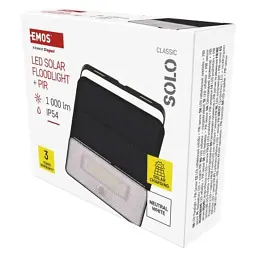 Прожектор EMOS сонячний світлодіодний 1000 лм IP54 4000K PIR (ZG121S) - мініатюра 9