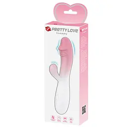 Вібратор-кролик Pretty Love Snappy 19 см світло-рожевий - мініатюра 7