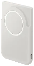 Зарядний пристрій Samsung Magnet Wireless Battery Pack 5000mAh 25W (EB-U2500XJEGWW) White (7252028) - мініатюра 4