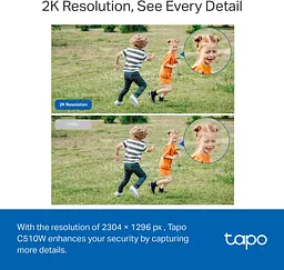 IP-Камера Tapo C510W 3MP N300 зовнішня поворотна TP-Link teh0016033 - мініатюра 7