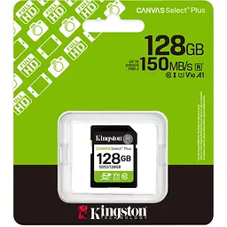Карта пам'яті Kingston SDXC Canvas Select Plus 128GB Class 10 UHS-I V10 A1 (SDS3/128GB) [144830] - мініатюра 3