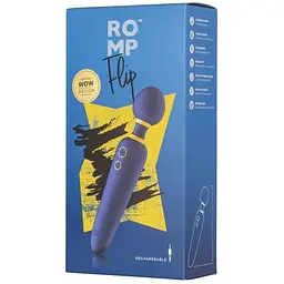 Вібромасажер Romp Flip гнучка головка 4 режими вібрації 6 інтенсивностей - мініатюра 7