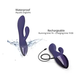 Вібратор-кролик Love To Love FUNKY BUNNY - MIDNIGHT INDIGO - мініатюра 3