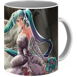Кухоль GeekLand Вокалоїди Vocaloid Хацуне Міку Hatsune Miku VC 02.01 330 мл різнобарвний - мініатюра 3