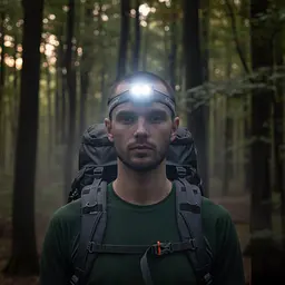 Ліхтар налобний Mactronic Vaya (480 Lm) Cool/Warm White/Red LED Recharg Type-C (AHL0091) - мініатюра 9