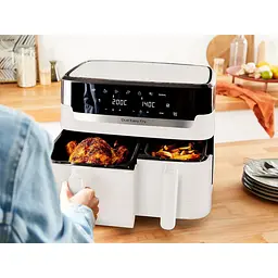 Мультипіч Tefal Dual Easy Fry Essential White EY901AE0 [158662] - мініатюра 4