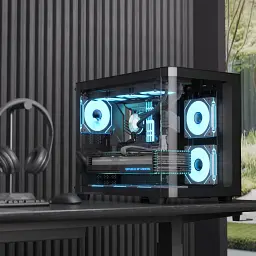 Корпус для ПК AeroCool P300C-G-BK-v1 Black (ACCS-PN02033.11) - мініатюра 2