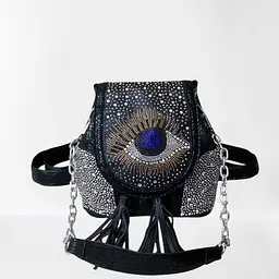 Сумка жіноча Italian Bags Eye 22х23 см Чорний (id_1467)